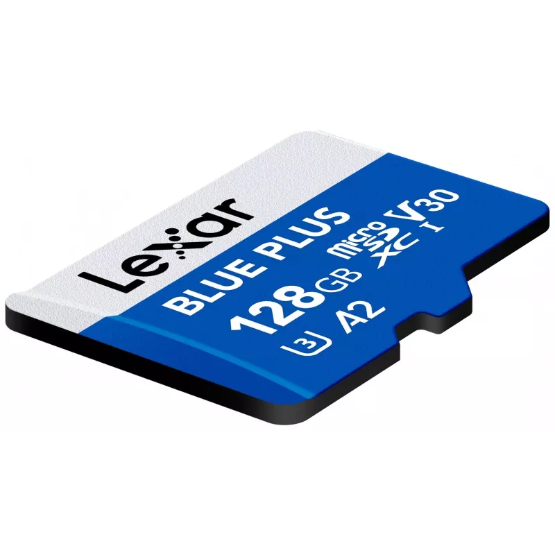 „Lexar BLUE PLUS“ 128 GB „MicroSDXC“ atminties kortelė, UHS‑I U3 V30, 170 MB/s