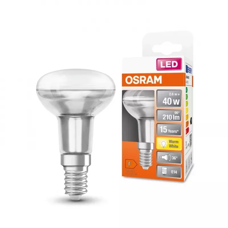LED lemputė Osram STAR 2,6 W E14 Šiltai balta 2700 K 210 lm