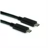 ROLINE USB3.2Gen2 kabelis PD 20V5A Type C-C ST/ST 0.5m - kabelis - Digital/Data - 0,5 m (11.99.9057)