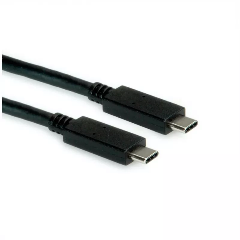 ROLINE USB3.2Gen2 kabelis PD 20V5A Type C-C ST/ST 0.5m - kabelis - Digital/Data - 0,5 m (11.99.9057)