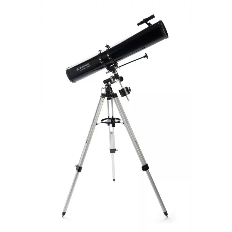 Celestron PowerSeeker 114EQ refraktorius 45x, juodas