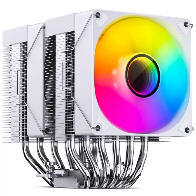 CPU aušintuvas Jonsbo CR-1400 DV2 White su 140mm ventiliatoriumi