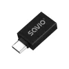 Savio AK-80 vaizdo kabelio adapteris 0 m USB Type-A USB Type-C juodas