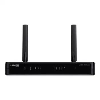 Maršrutizatorius Lancom 1800VA-4G (WW) — 4G mobilusis ryšys, 1 ventiliatorius, išorinė SMA antena, Gigabit Ethernet, BGP/OSPF/LISP maršrutizavimas