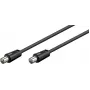 Wentronic Goobay antenos jungiamasis kabelis, juodas, 5 m - IEC/Coax kištukas IEC/Coax kištukas (68150)