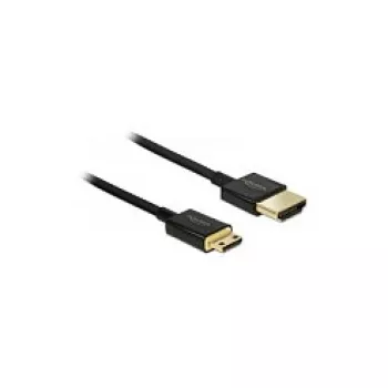 HDMI laidas DeLOCK HDMI-A/HDMI Mini-C 1 m