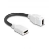 HDMI laidas DeLOCK 90684 HDMI Type A Standard 0,2 m baltas