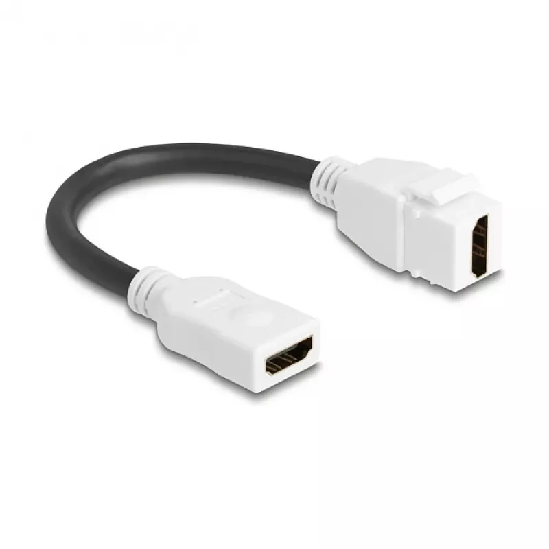 HDMI laidas DeLOCK 90684 HDMI Type A Standard 0,2 m baltas