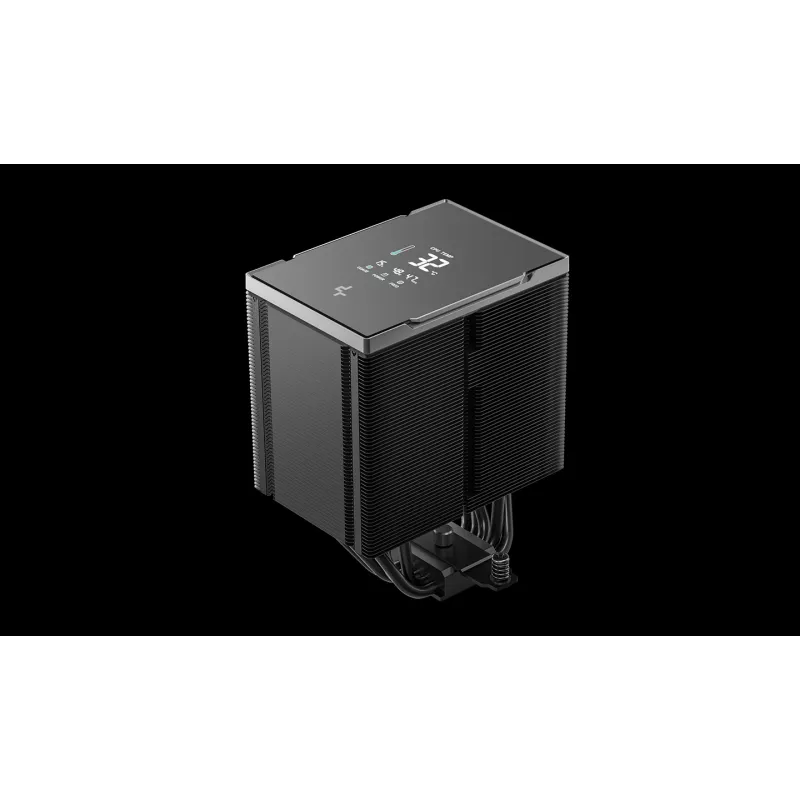 Oro aušintuvas DeepCool AK500 G2 Digital NYX, 120 mm ventiliatorius, maks. oro slėgis 3,33 mmH2O, 117×129×159 mm, juodas