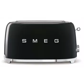 Smeg - TSF02 Skrudintuvas 4 riekėms - Juodas/lakuotas/PxAxG 41x20,8x21,5 cm/6 skrudinimo lygiai/1500 W