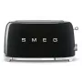 Smeg - TSF02 Skrudintuvas 4 riekėms - Juodas/lakuotas/PxAxG 41x20,8x21,5 cm/6 skrudinimo lygiai/1500 W