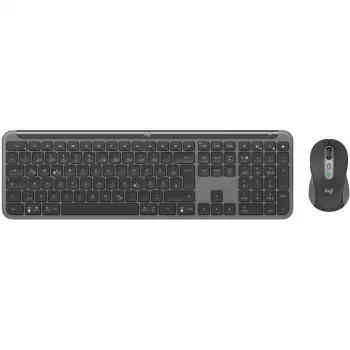 Logitech 920-012483 klaviatūra pelė included Office RF Wireless + Bluetooth QWERTZ German Graphite