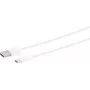 USB laidas S/CONN 14-13041 USB 2.0 1 m USB A USB C Baltas