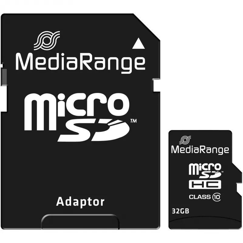 MICRO SDHC ATMINTIES KORTELĖ 32GB C10/S SU ADAPTERIU MR959 MEDIARANGE