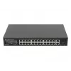 Nevaldomas LANBERG komutatorius RSGE-24P-2GE-2S-360 su 24 RJ-45 Ethernet prievadais