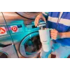 Termo puodelis su teleskopiniu šiaudeliu Kambukka Rio Tumbler 950ml Frosty Coconut