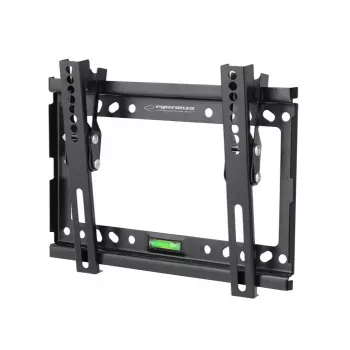Sieninis TV laikiklis ESPERANZA ERW010 14 colių–50 colių (35.6–127 cm), pakreipimas 15°, VESA 75x75–200x200, maks. apkrova 25 kg, juodas