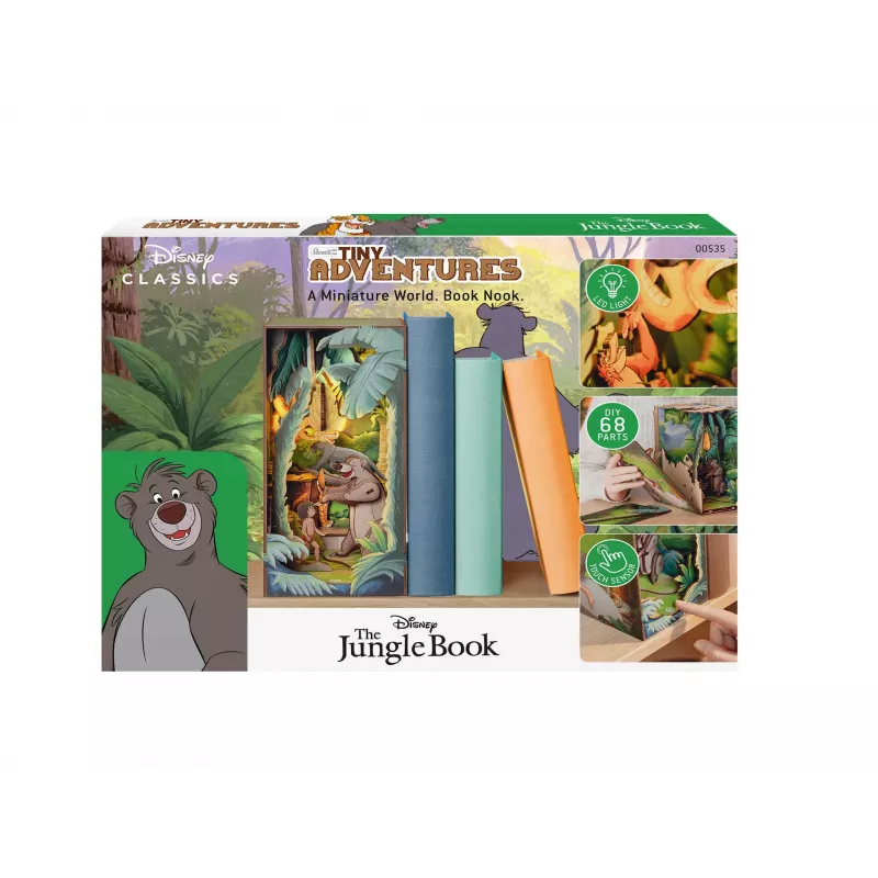 Plastikinis modelio rinkinys REVELL Disney The Jungle Book Tiny Adventures 00535 – užsegami figūrėlės, kolekcininkų ekspozicija