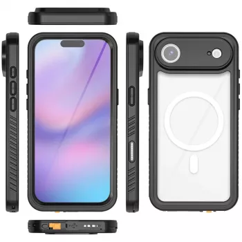 Dėklas 4smarts iPhone 17 Air 16,8 cm Juodas permatomas
