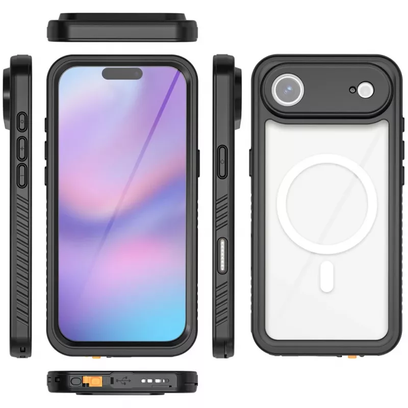 Dėklas 4smarts iPhone 17 Air 16,8 cm Juodas permatomas