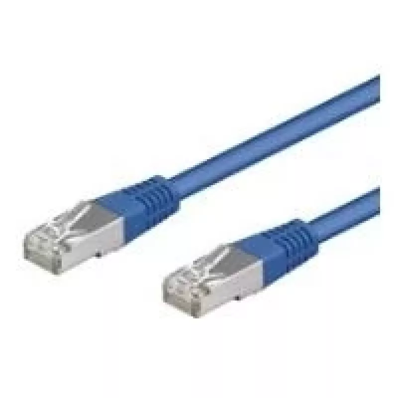 Wentronic Goobay CAT 5e komutacinis kabelis, SF/UTP, mėlynas, 0,25 m - CCA vario mišinys (95203)