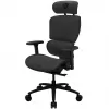 Biuro kėdė Thunder X3 XTC Ergonomic Loft Dark G — aukšta nugara, reguliuojamos porankiai