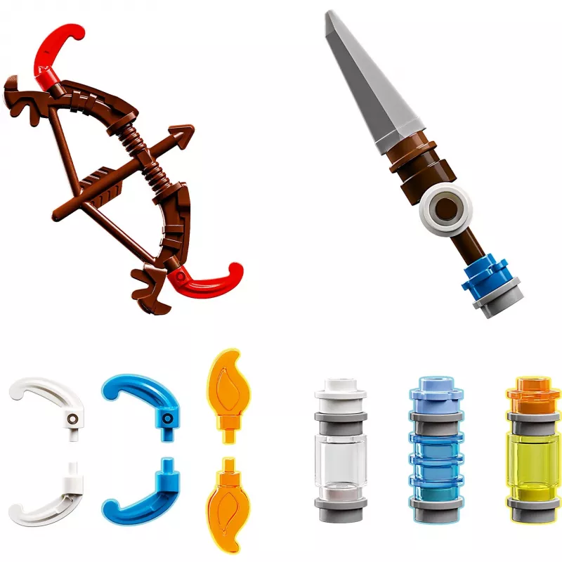 LEGO rinkinys Horizon Adventures 77037 – Aloy ir Varl prieš Shell-Walker ir Sawtooth, 768 detalės, 2 minifigūrėlės