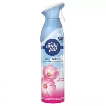 Oro gaiviklio purškalas AMBIPUR Flowers & Spring 185 ml — aerozolinis kambarių kvapiklis