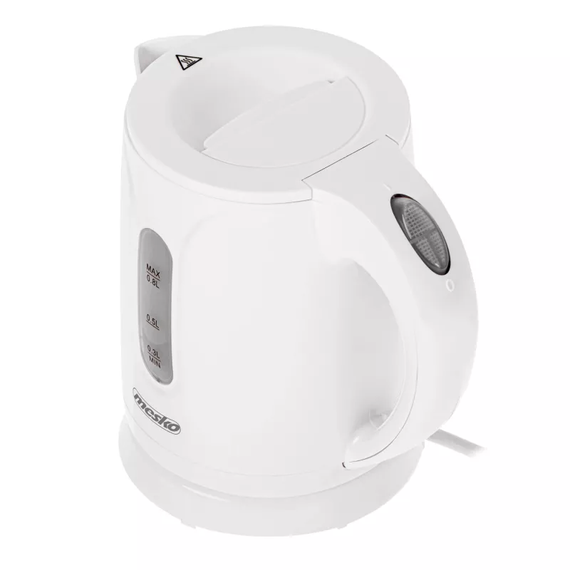 Mesko virdulys | MS 1376 | Elektrinis | 850 W | 0,8 L | Plastikinis | 360° sukamas pagrindas | Baltas
