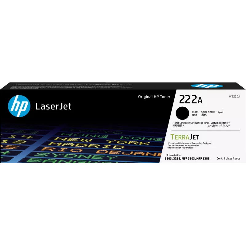 Toneris HP 222A juodas Originalius Laserjet W2220A 1500 puslapių juodas