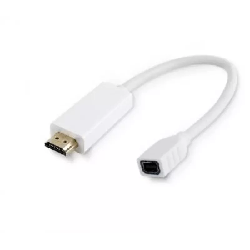 „Microconnect“ vaizdo kabelio adapteris HDMMDP 0,1 m HDMI A tipo (standartinis) Mini DisplayPort baltas