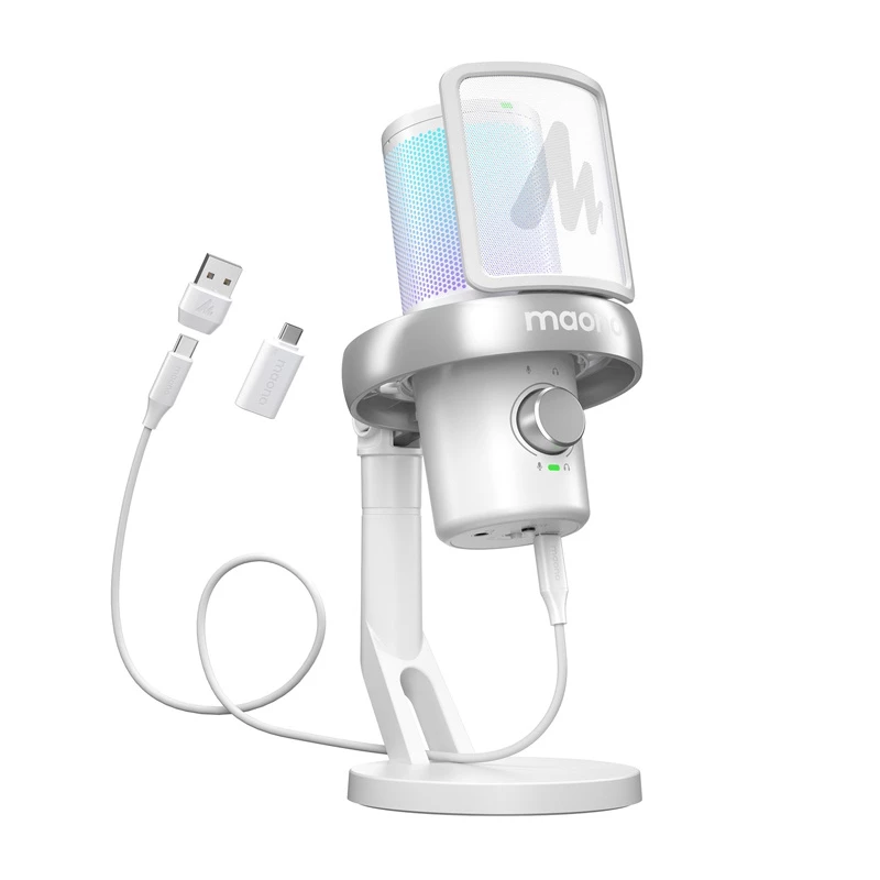 Mikrofonas Maono DM40 Pro (baltas)