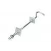 Kabelio kablys Extralink Hook for hanging brackets 12/230mm M12, sidabrinis