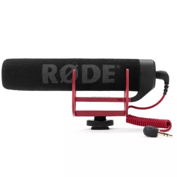 VideoMic GO, mikrofonas juodas/raudonas