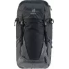 Kuprinė Deuter Futura Pro 38 L — 38 L žygių ir alpinizmo kuprinė, Vėdinama nugara, Juosmens diržas, Krūtinės diržas, Juoda