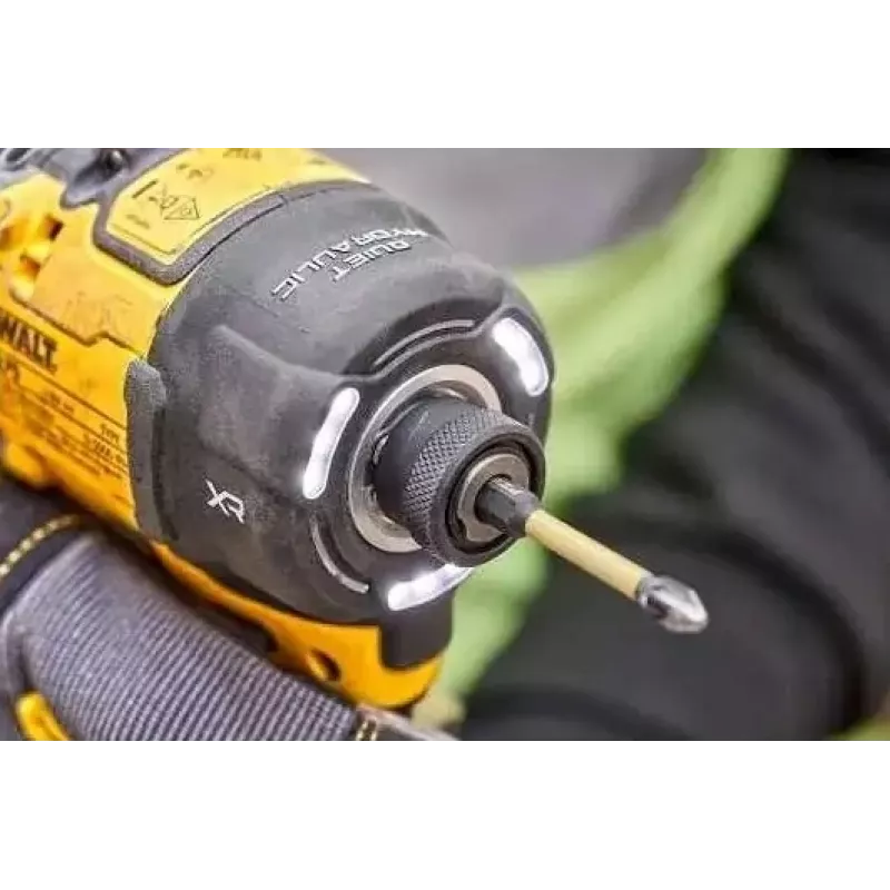 Belaidis atsuktuvas DeWalt DCF870N-XJ, 18 V Li-Ion, 56 N·m sukimo momentas, 1/4 colio griebtuvas, pistoletine rankena