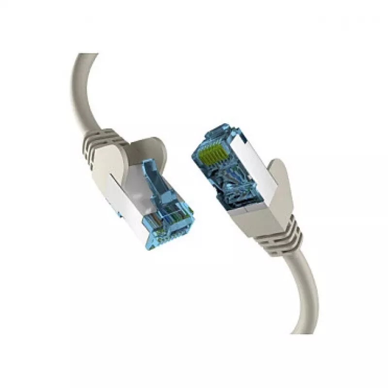 EFB-Elektronik RJ45 komutacinis kabelis su Cat.7 neapdorotu kabeliu, pilkas, 15 m, S/FTP PIMF, tinklo kabelis, LAN, DSL, gamintojas: EFB Elektronik (EC020200127)