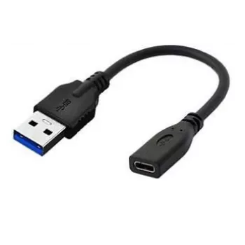 Microconnect USB3.0ACF02 USB laidas USB 3.2 Gen 1 (3.1 Gen 1) 0,2 m USB A USB C Juodas