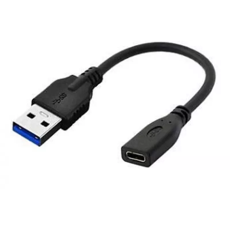 Microconnect USB3.0ACF02 USB laidas USB 3.2 Gen 1 (3.1 Gen 1) 0,2 m USB A USB C Juodas