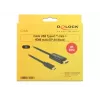 Video kabelio adapteris DeLOCK 85291 USB Type-C HDMI 2 m juoda
