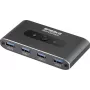 SpeaKa Professional 2 prievadų USB 3.2 Gen 1 jungiklis (USB 3.0) Pilkas (SP-13712096)