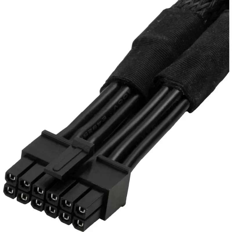 Maitinimo kabelis SILVERSTONE SST-PP12-PCIE 12V PCIe jungtis vaizdo plokštėms