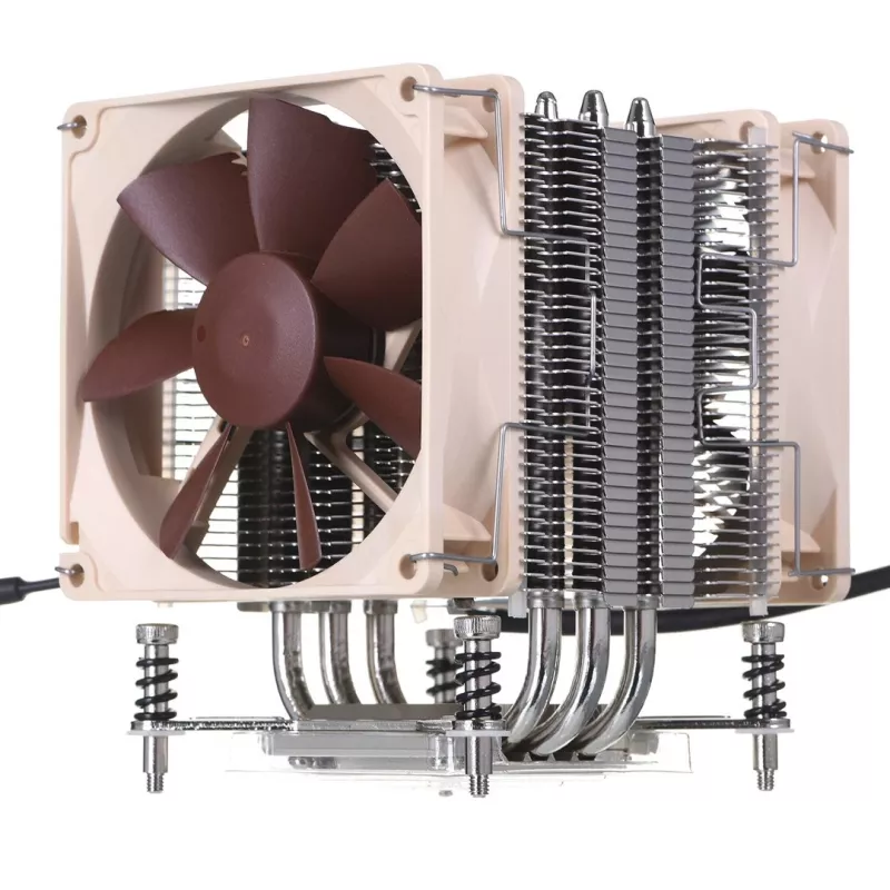 Noctua NH-U9DX i4 procesoriaus aušintuvas, aliuminio radiatorius su dviem 92 mm ventiliatoriais, 125 mm aukštis, skirtas LGA 2011-v3