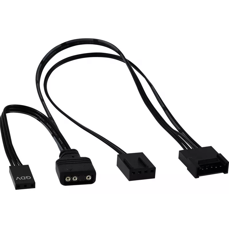 AEROCOOL 120 mm korpuso ventiliatorius Saturn 12F ARGB, 120x25 mm, 12 V, PWM, 1000 RPM, 35.8 CFM, 19.6 dB