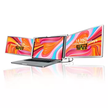 Extralink Smart Life S400 14 nešiojamieji nešiojamųjų kompiuterių monitoriai, 2 monitoriai, IPS, 1080p Full HD