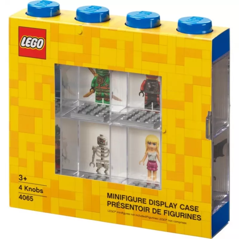 Room Copenhagen LEGO minifigūrėlių vitrina Mėlyna (mėlyna/skaidri, skaidri)