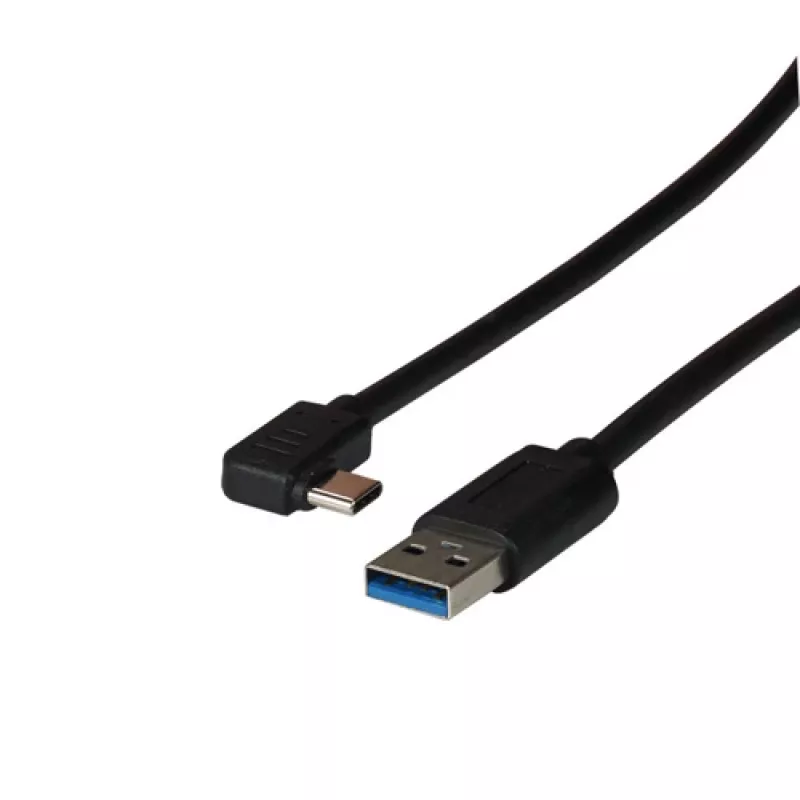 EFB-Elektronik USB 3.2 Gen1 5Gbit 3A kabelis, Type-A kištukas - Type-C kištukas 90°, 3 m, gamintojas: EFB Elektronik (EBUSBC-USBC5GAK.3)