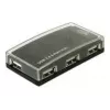 USB koncentratorius DeLOCK 4 prievadų išorinis USB 2.0 480 Mbit/s