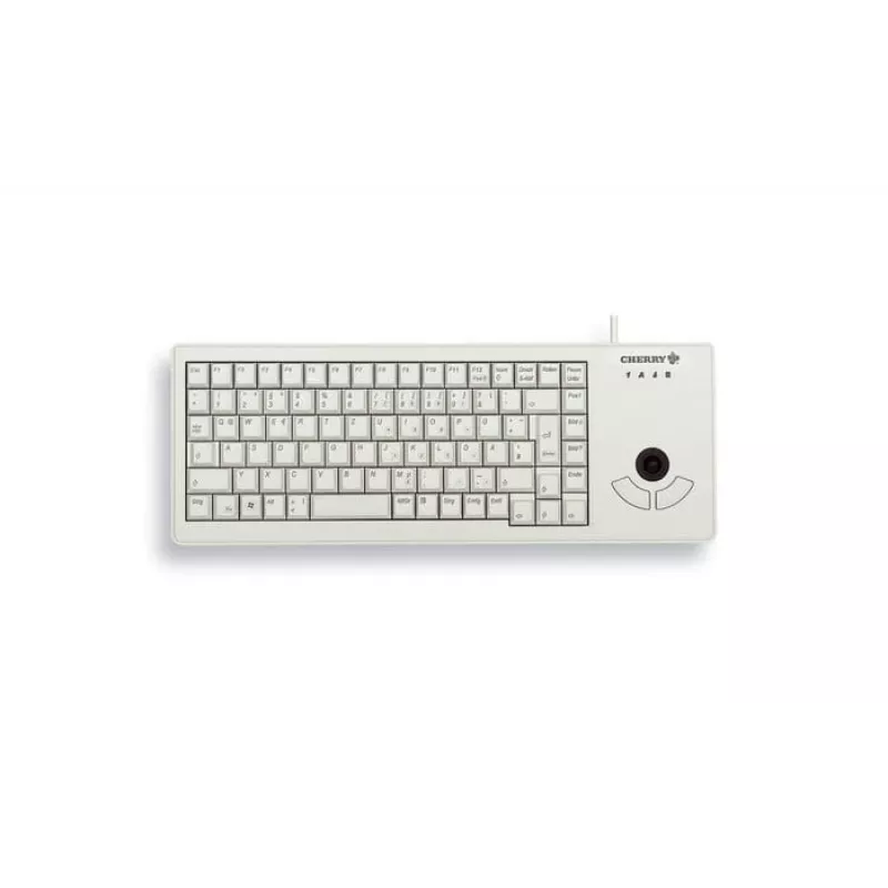 CHERRY XS Trackball klaviatūra universali USB QWERTY US anglų kalba pilka