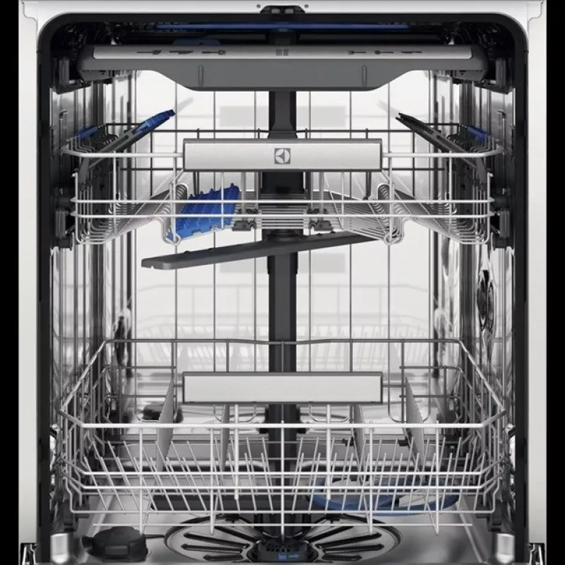 Integruojama indaplovė Electrolux EEG88520W — pilno dydžio 60 cm, 13 komplektų, 42 dB, AirDry, 8 programos